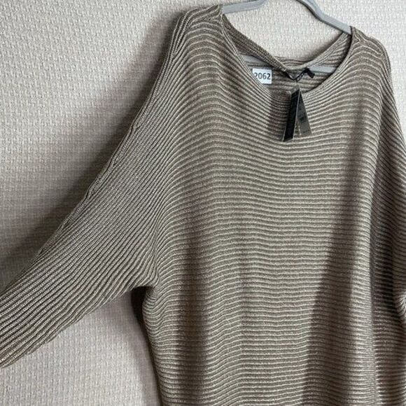 NWT Ralph Lauren Black Label Metallic BoatNeck Sweater Women Plus Size 3X - Picture 7 of 14